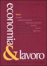 Economia & lavoro (2009). Vol. 1 - copertina