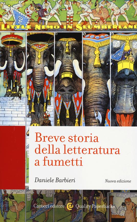 Breve storia della letteratura a fumetti - Daniele Barbieri - copertina