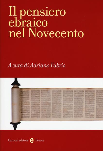 Il pensiero ebraico nel Novecento - copertina