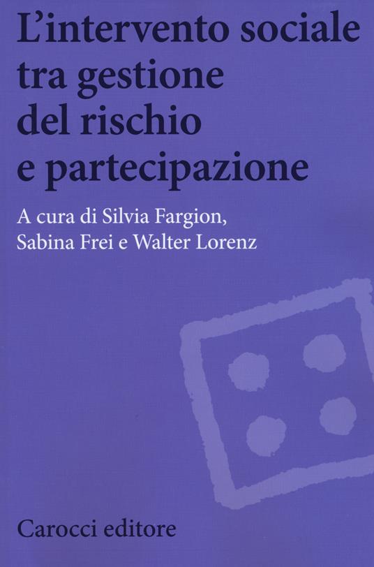 L'intervento sociale tra gestione del rischio e partecipazione - copertina