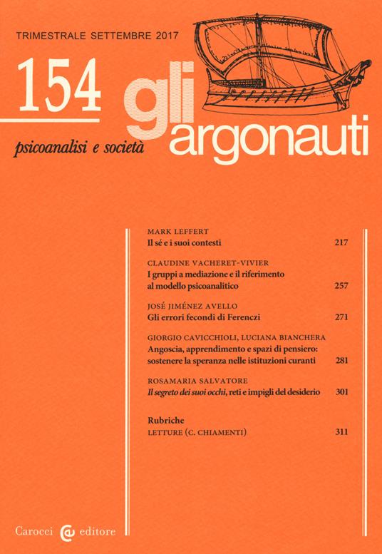 Gli argonauti (2017). Vol. 154 - copertina