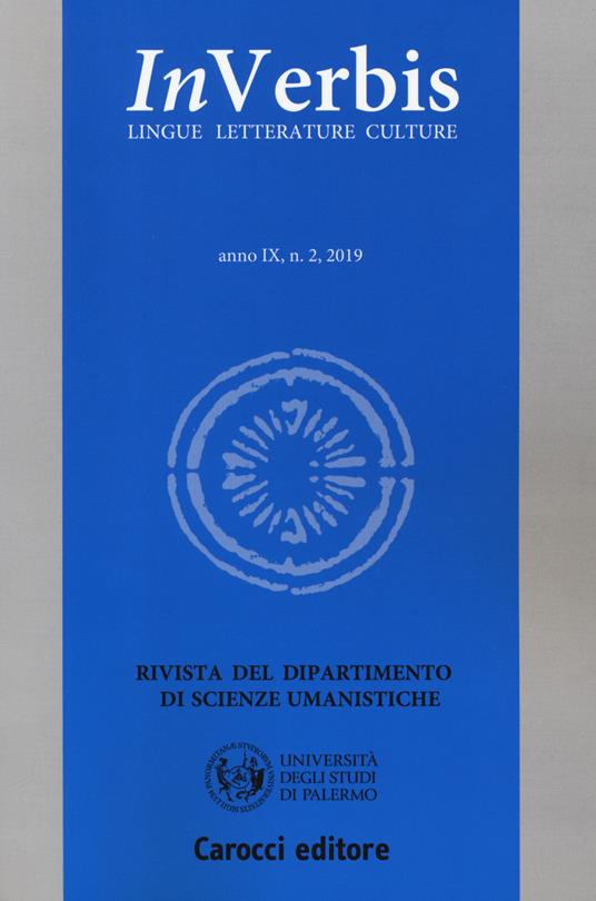 Inverbis. Lingue letterature culture (2019). Vol. 2: Mappe letterarie. Luoghi reali, luoghi immaginari. - copertina