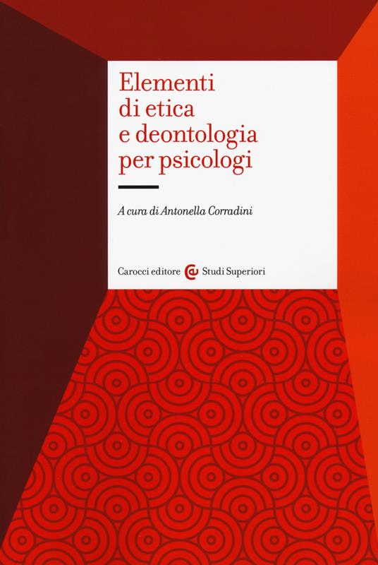 Elementi di etica e deontologia per psicologi - copertina