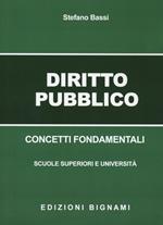 Diritto pubblico. Concetti fondamentali