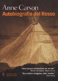 Autobiografia del Rosso - Anne Carson - copertina