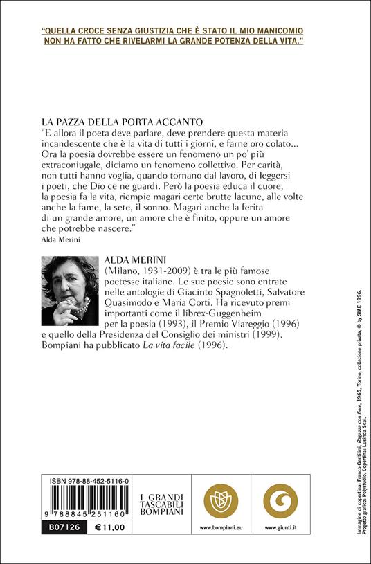 La vita facile - Alda Merini - Libro Bompiani 2017, Tascabili