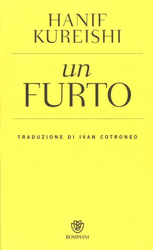 Un furto - Hanif Kureishi - copertina