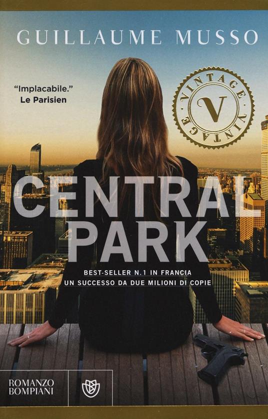 Central Park - Guillaume Musso - copertina