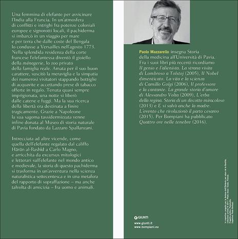 L'elefante di Napoleone. Un animale che voleva essere libero - Paolo Mazzarello - 2