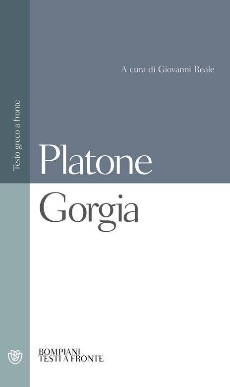 Gorgia - Platone - copertina