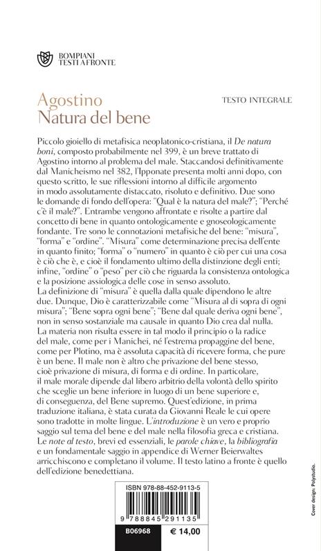 La natura del bene - Agostino (sant') - 2