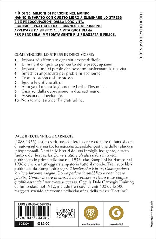 Come vincere lo stress e cominciare a vivere - Dale Carnegie - 2