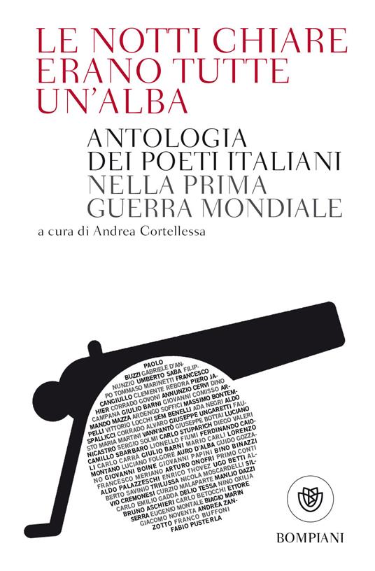 Le notti chiare erano tutte un'alba. Antologia dei poeti italiani nella Prima guerra mondiale - copertina