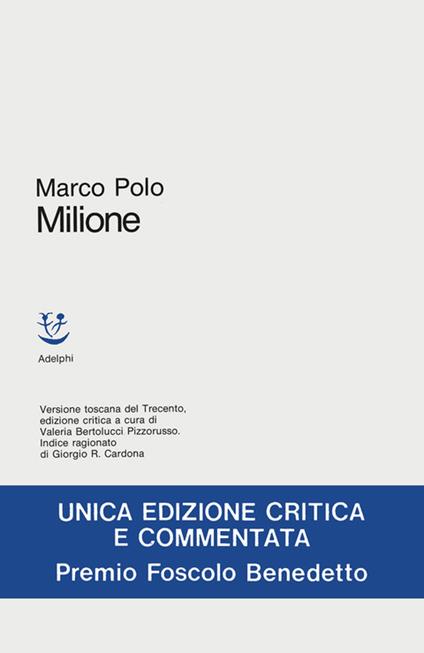 Il milione - Marco Polo - copertina