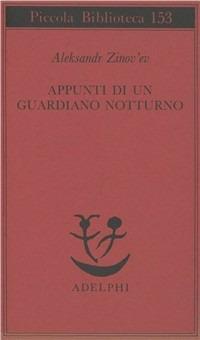 Appunti di un guardiano notturno - Aleksandr Zinov'ev - copertina