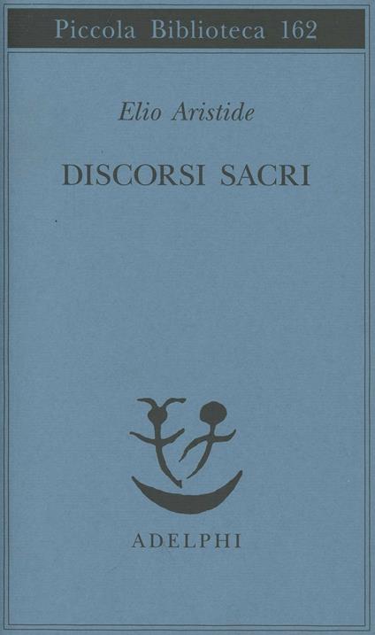 Discorsi sacri - Elio Aristide - copertina