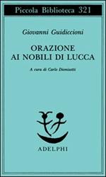 Orazione ai nobili di Lucca