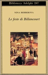 Le feste di Billancourt - Nina Berberova - copertina