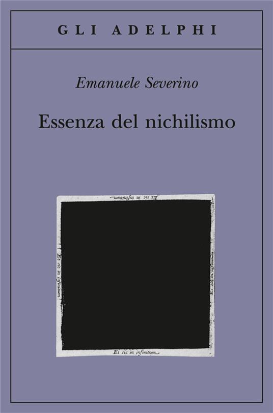 Essenza del nichilismo - Emanuele Severino - copertina