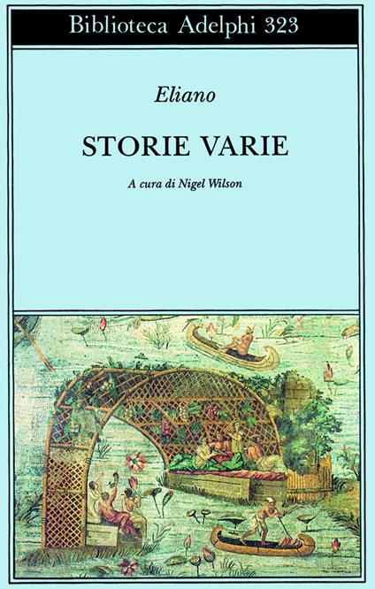 Storie varie - Claudio Eliano - copertina