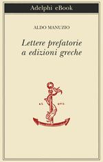 Lettere prefatorie a edizioni greche