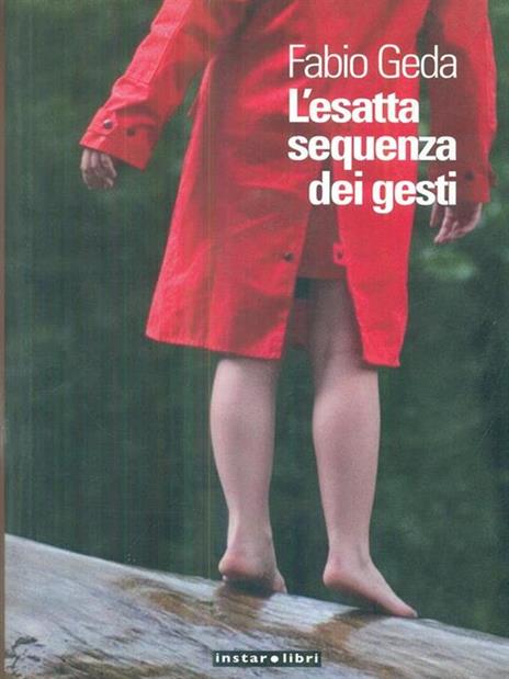 L'esatta sequenza dei gesti - Fabio Geda - copertina