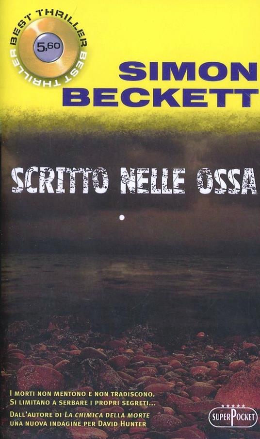 Scritto nelle ossa - Simon Beckett - copertina