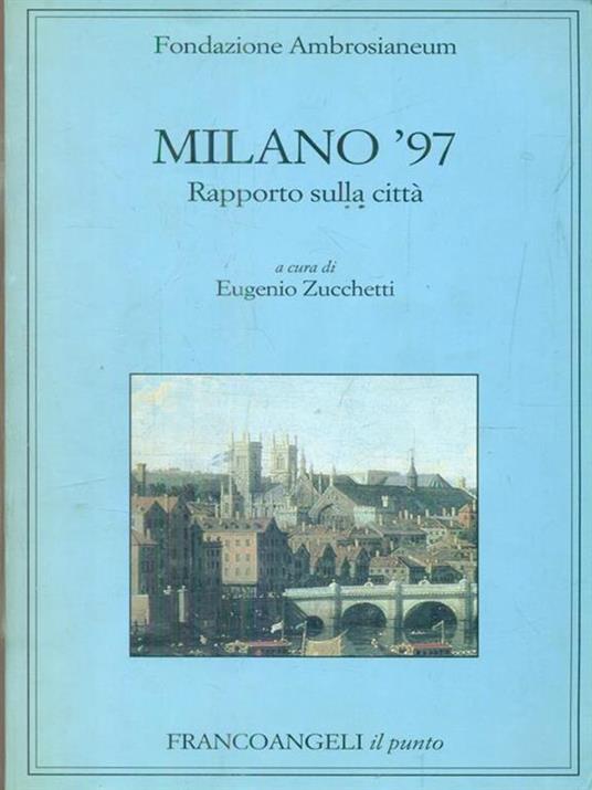 Milano '97. Rapporto sulla città - copertina