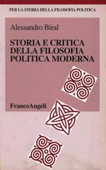 Storia e critica della filosofia politica moderna