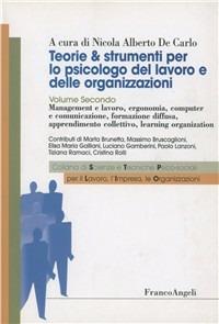 Teorie & strumenti per lo psicologo del lavoro e delle organizzazioni. Vol. 2: Management e lavoro, ergonomia, computer e comunicazione, formazione diffusa, apprendimento collettivo, learning organization - copertina