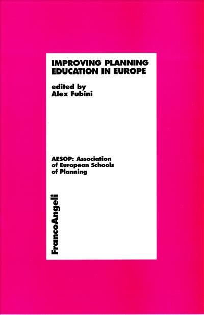 Improving planning education in Europa - Alex Fubini - copertina