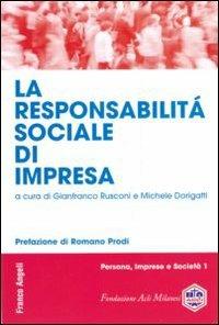 La responsabilità sociale d'impresa - copertina