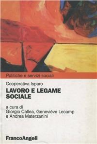 Lavoro e legame sociale - copertina