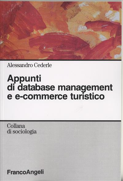 Appunti di database management e e-commerce turistico - Alessandro Cederle - copertina