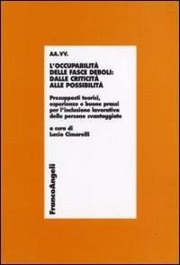 L' occupabilità delle fasce deboli: dalle criticità alle possibilità - copertina