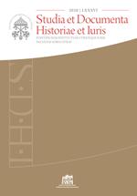 Studia et documenta historiae et iuris (2020). Vol. 86