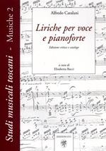 Liriche per voce e pianoforte. Catalogo. Ediz. critica