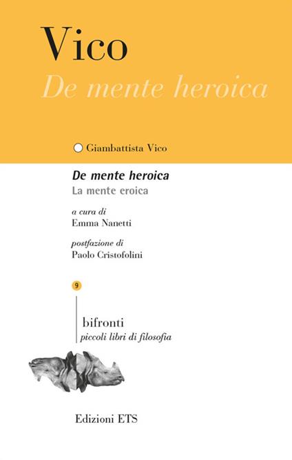 De mente heroica. La mente eroica - Giambattista Vico - copertina