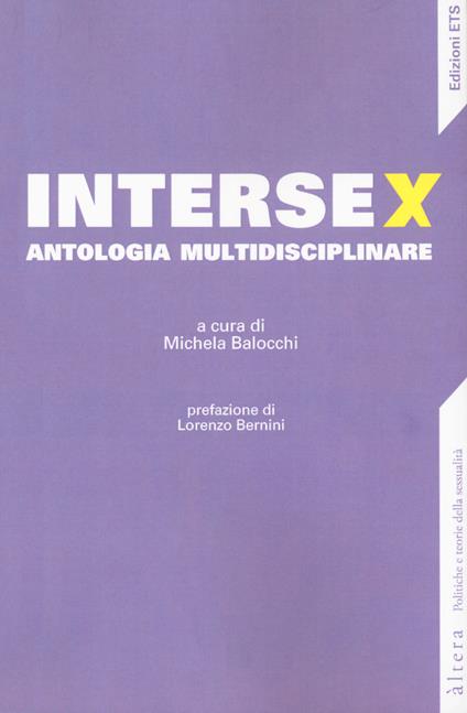 Intersex. Antologia multidisciplinare - copertina