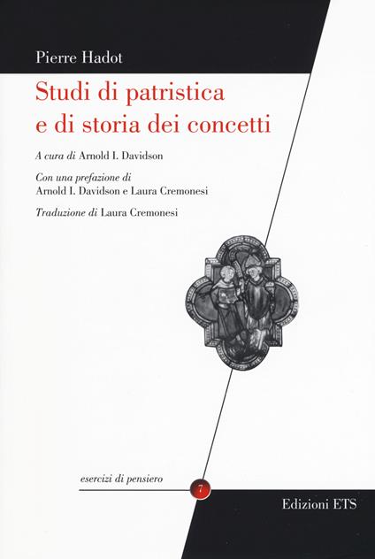 Studi di patristica e di storia dei concetti - Pierre Hadot - copertina