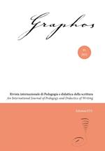 Graphos. Rivista internazionale di pedagogia e didattica della scrittura (2022). Vol. 1