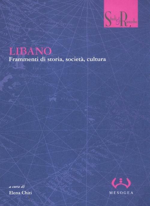 Libano. Frammenti di storia, società, cultura - copertina