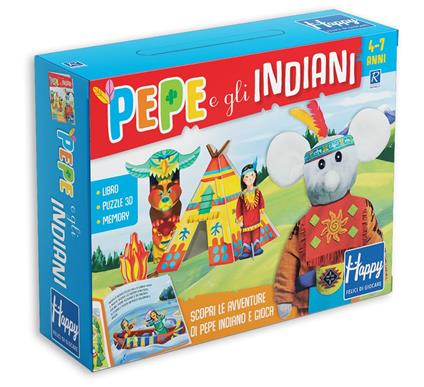 Pepe e gli indiani - M. Elisabetta Giordani,Antonella Ulgelmo - copertina