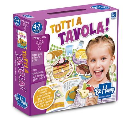 Tutti a tavola. BeHappy. Ediz. a colori - Gabriella Santini - copertina