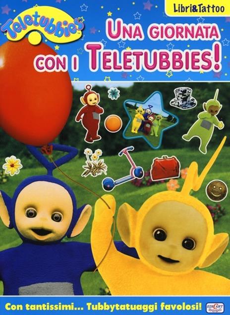 Una giornata con i Teletubbies! Con adesivi - Elga Mugellini - copertina