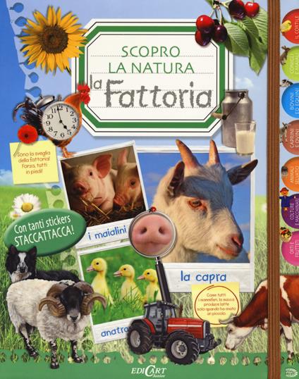 La fattoria. Scopro la natura. Con adesivi - copertina