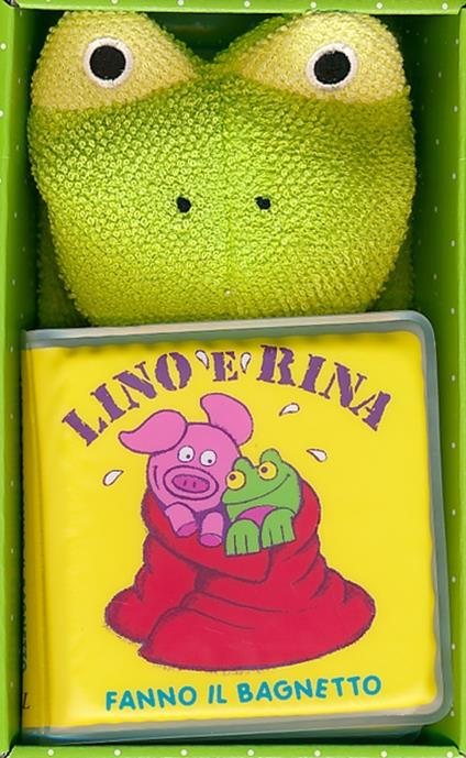 Lino e Rina fanno il bagnetto. Ediz. illustrata. Con gadget - copertina