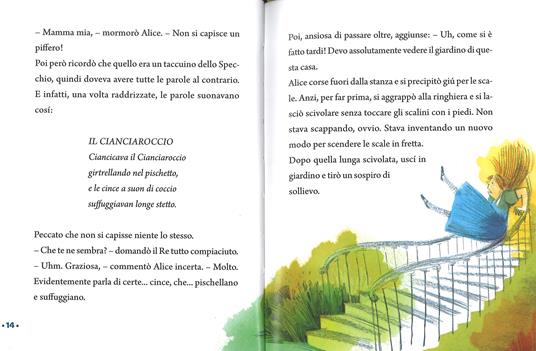 Alice attraverso lo specchio da Lewis Carroll. Classicini. Ediz. a colori - Sarah Rossi - 2