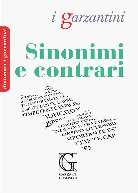 Dizionario dei sinonimi e contrari - copertina