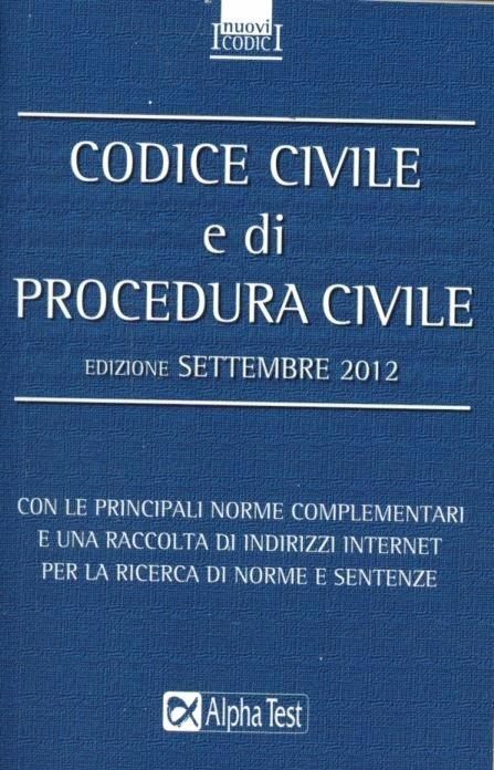 Codice civile e di procedura civile - copertina